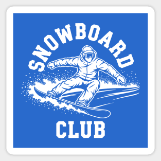 Snowboard Club Sticker